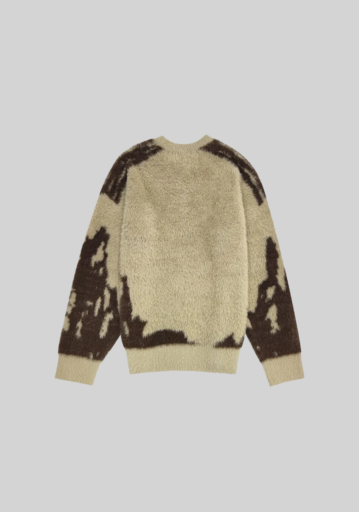 BROWN MOHAIR SWEATER
