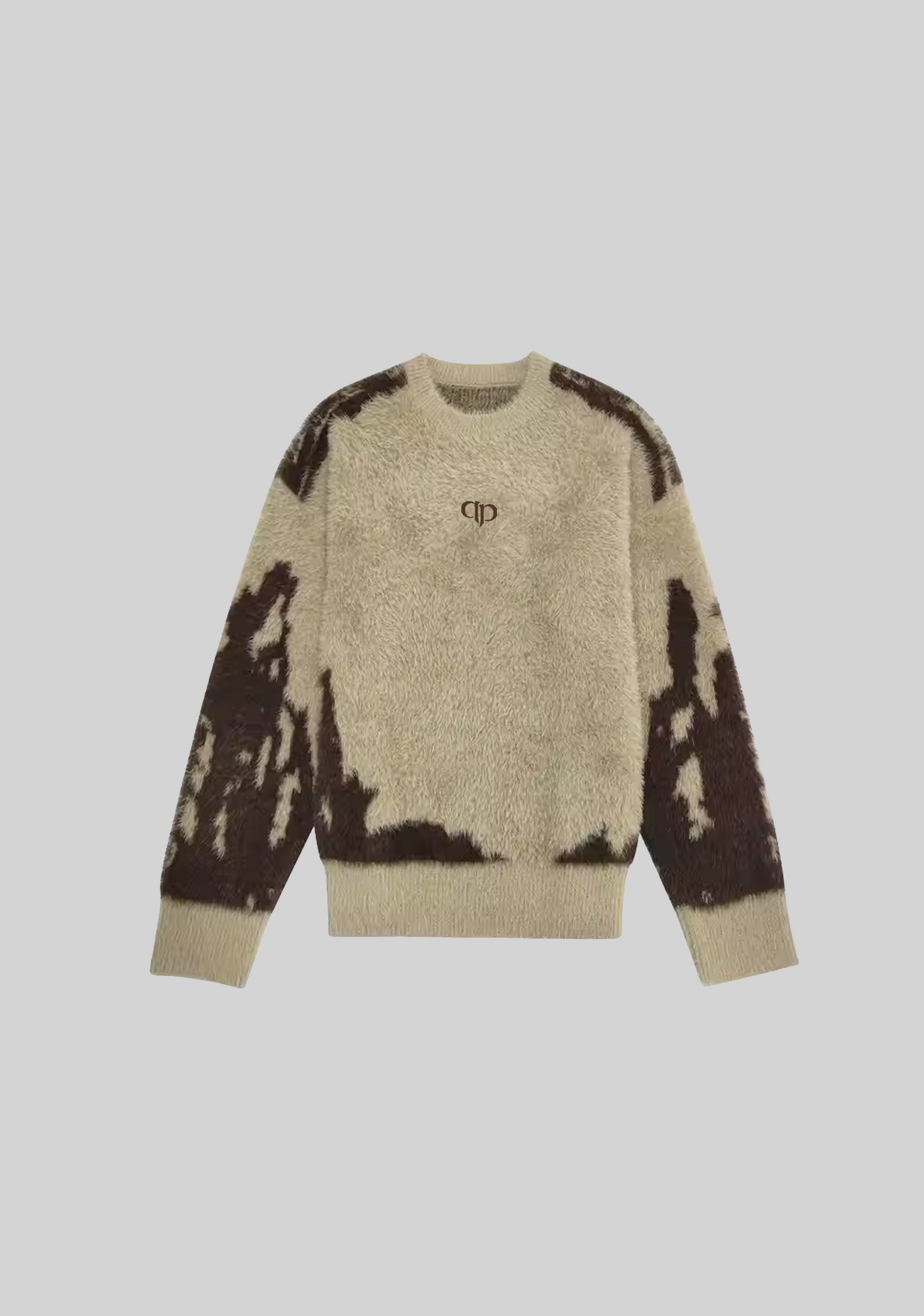 BROWN MOHAIR SWEATER